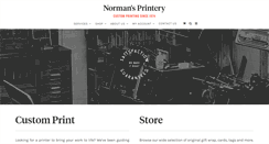 Desktop Screenshot of normansprintery.com